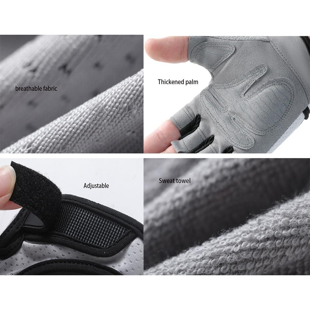 Workout Glove Gym - Sarung Tangan Olahraga Tanpa Jari untuk