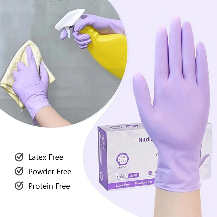 10/20/50/100 Buah Sarung Tanga - Nitrile Mechanic Glove ulasan dan harga