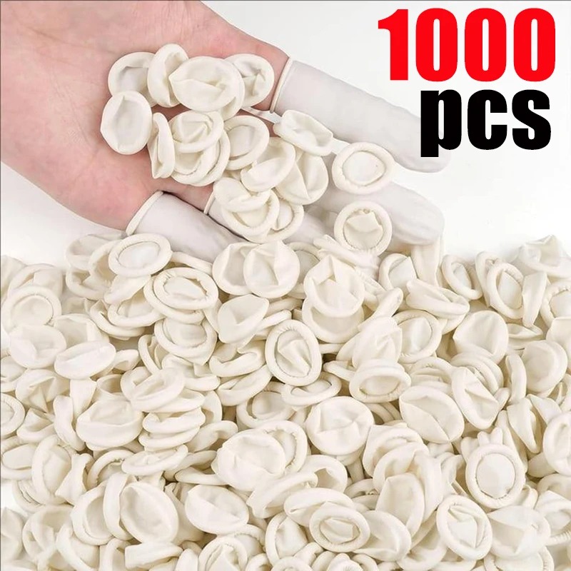 100-1000pcs Sarung Jari Sekali - Latex Disposable Glove ulasan dan harga