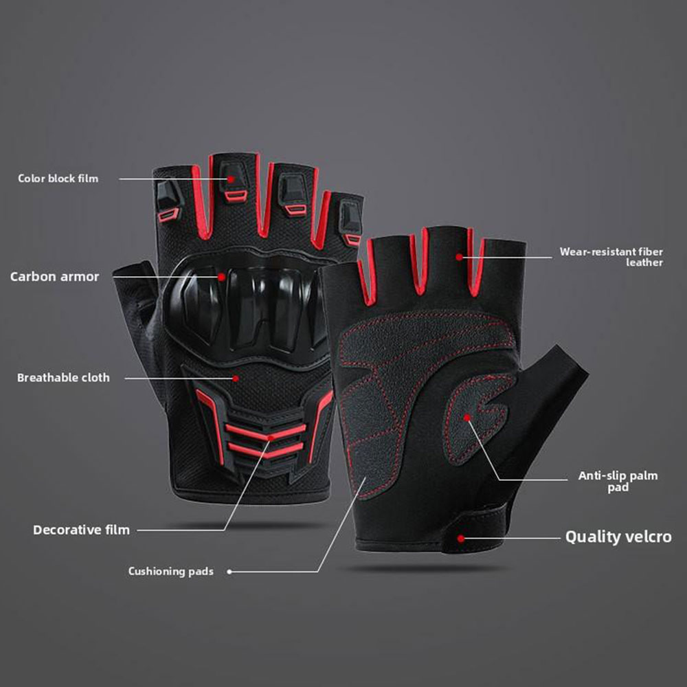 Sarung Tangan Motor Bersirkula - Cycling Glove Padded ulasan dan harga