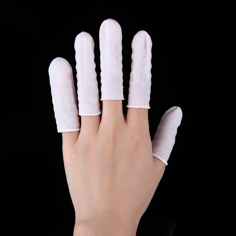 100 Buah Sarung Jari Lateks Se - Latex Disposable Glove ulasan dan harga