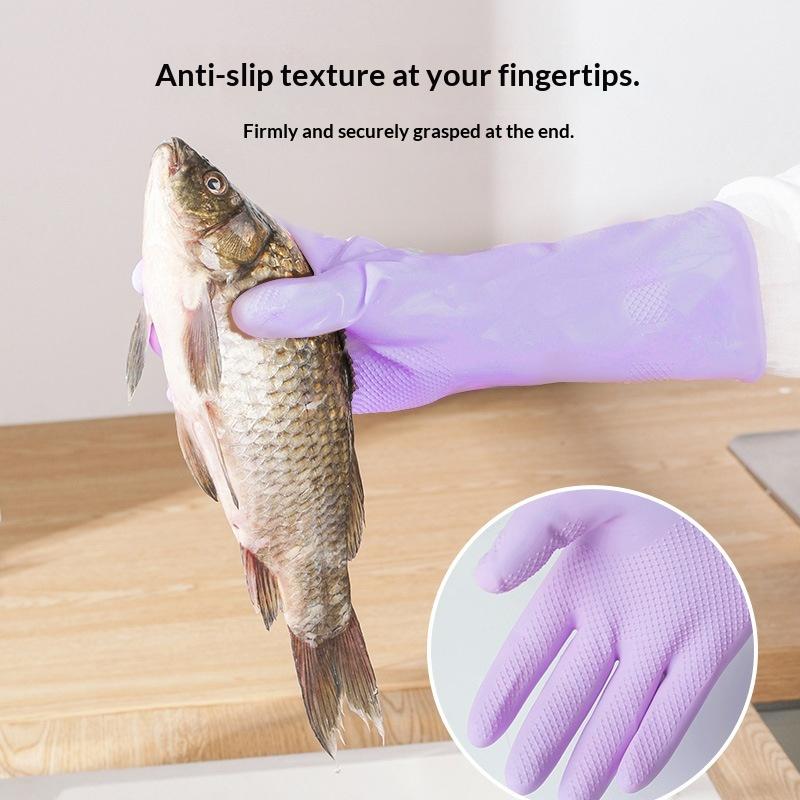 1 Pasang Sarung Tangan Cuci Pi - Dish Glove Rubber ulasan dan harga
