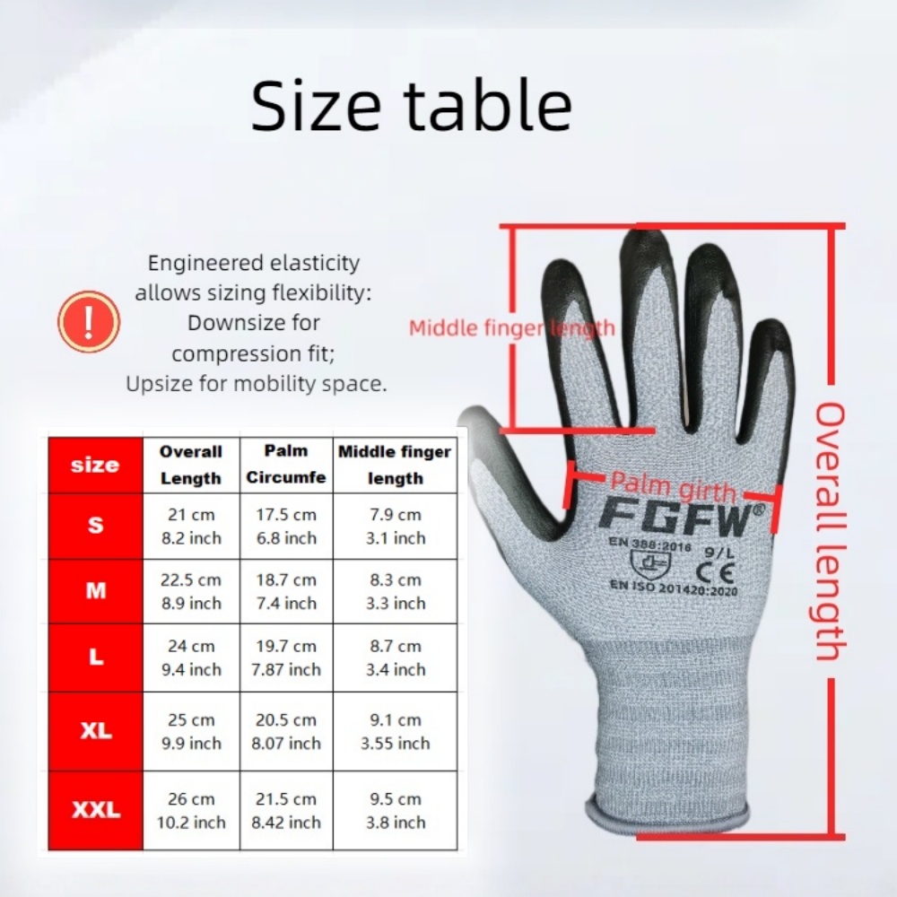 3 Pasang Sarung Tangan Kerja S - Nitrile Mechanic Glove ulasan dan harga