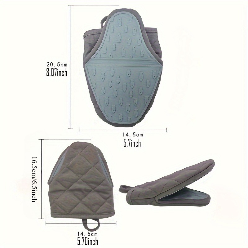 2 buah Bantalan Silikon |   Pe - Oven Mitt Silicone ulasan dan harga